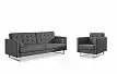 Комплект мягкой мебели Chicago, серый