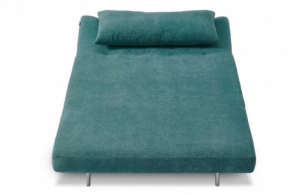 Диван-кровать Rosy 2-х местный, темно-бирюзовый/хром - фото 5