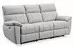 Диван-реклайнер Allison 3-х местный, светло-серый