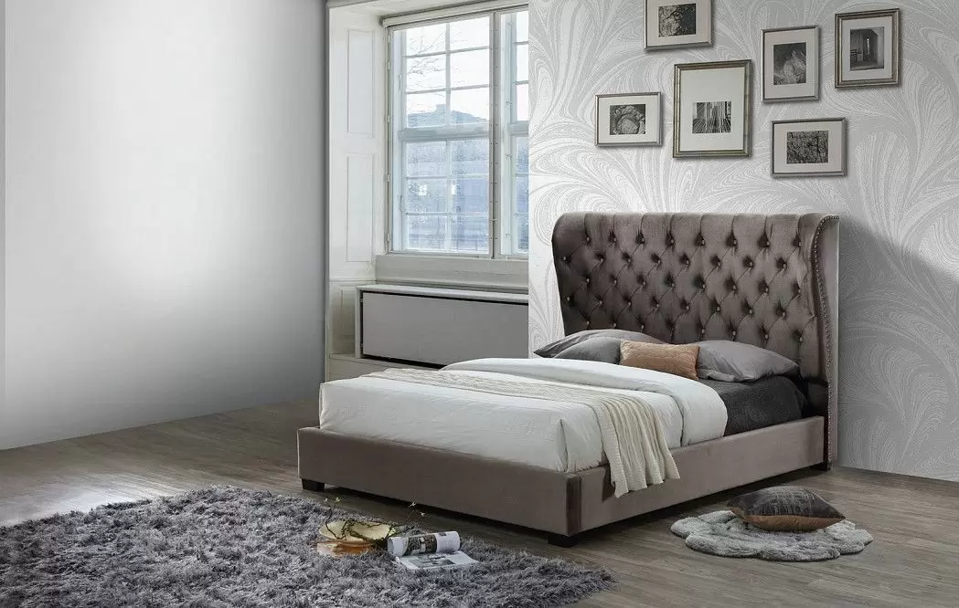 Кровать Fabiana 160х200, темно-коричневый - фото 3