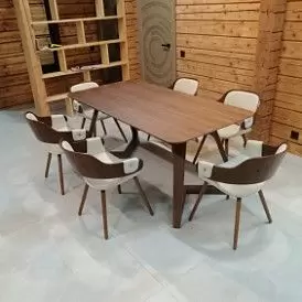 Стол Sabrina + 4 стула Berta