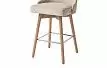Стул полубарный Jimmy, бежевый/беленое дерево