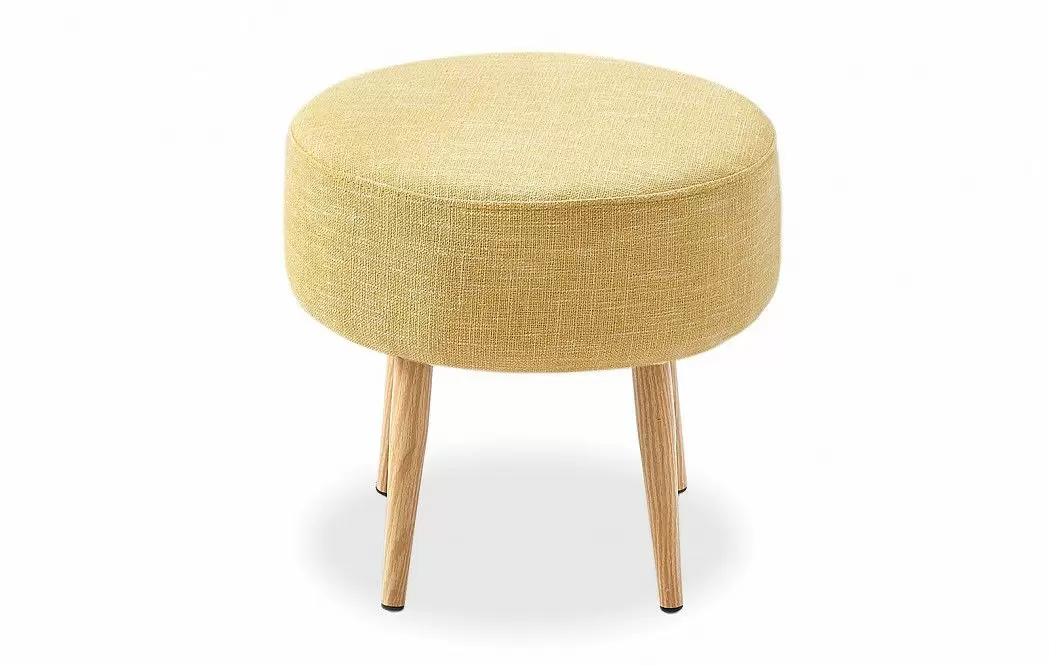 Пуф круглый Heidi, желтый - фото 3