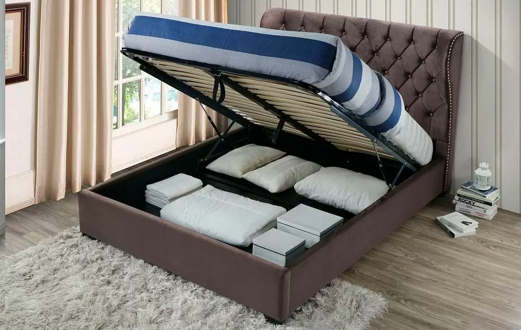 Кровать Fabiana 180х200 (с подъемным механизмом), темно-коричневый - фото 2