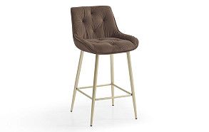 Стул полубарный Joely Bar (65), коричневый/шампань