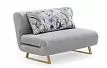 Комплект мягкой мебели Rosy, серый/цветочный принт