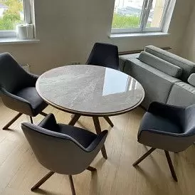 Стол Clark + 4 стула Emma