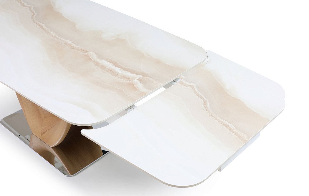 Стол Rimini Ceramic + 4 кремовых стула Simona - фото 10