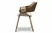 Стул Jody, бежевый/орех