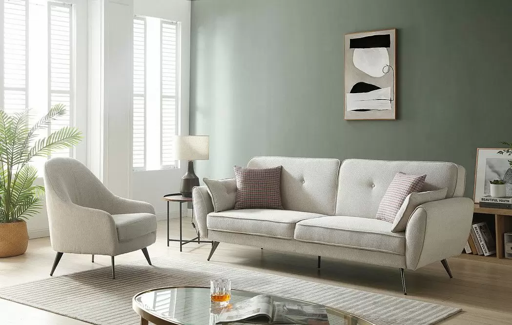 Комплект мягкой мебели Edinburgh & Sandy, кремовый