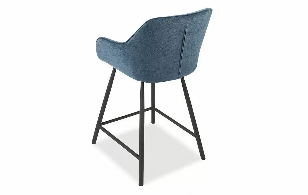 Стул полубарный Edwin, графитово-синий/черный - фото 10