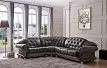 Диван-кровать Versace угловой (левый), коричневый