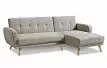 Диван-кровать Christy угловой (правый), серо-бежевый