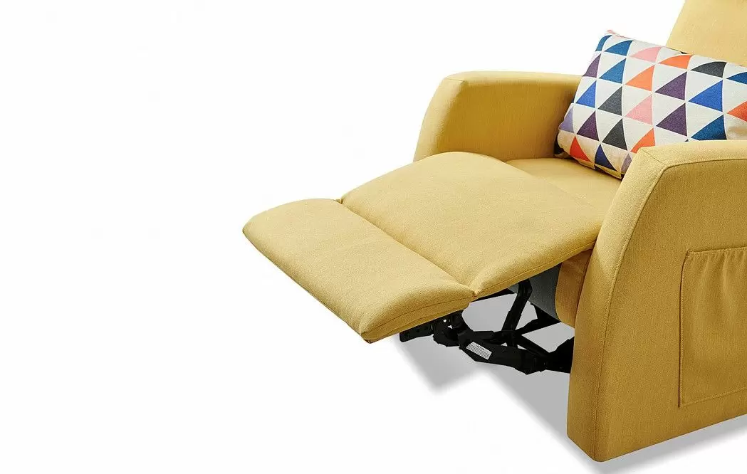 Кресло-реклайнер Vegas, желтый - фото 9