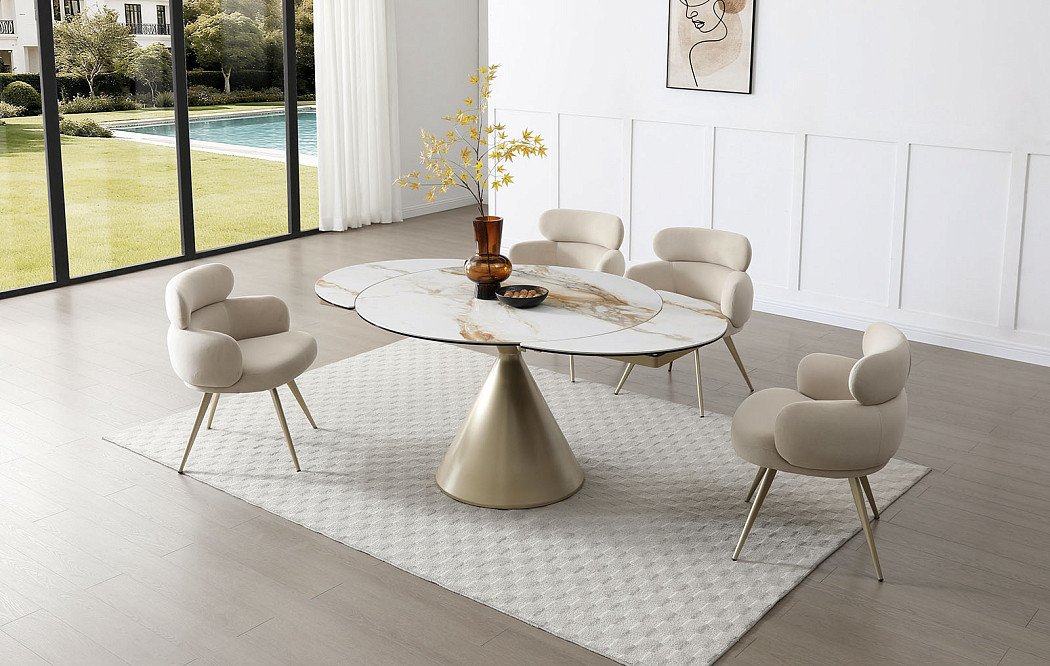 Стул Evy, бежевый/шампань - фото 4