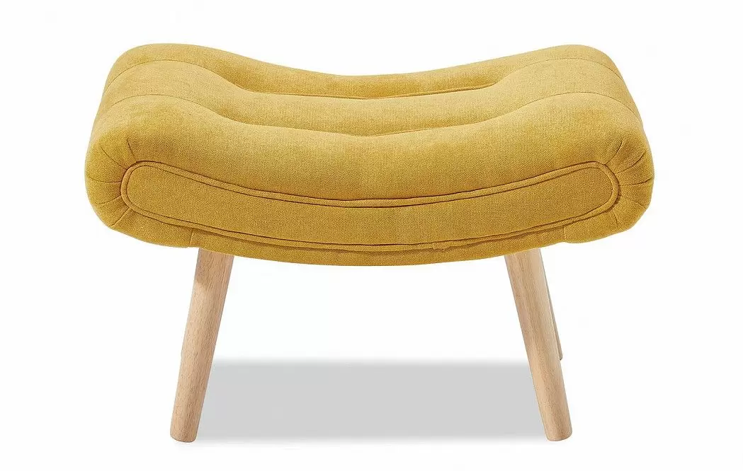 Оттоманка Dolce Vita, желтый шафран/натуральный - фото 5