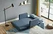Диван-кровать Cardiff, синий/голубой меланж