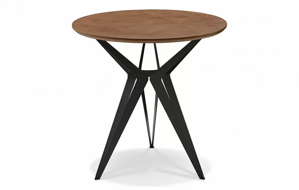 Стол журнальный Elegance (60), орех/черный - фото 4