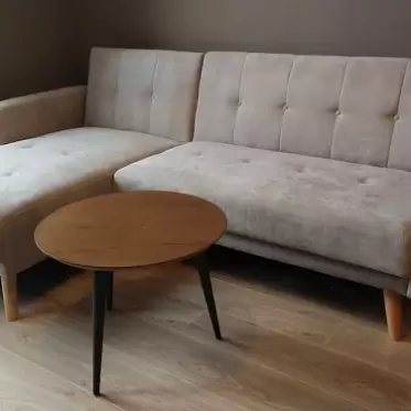 Диван-кровать Christy угловой (левый), серо-бежевый цвет