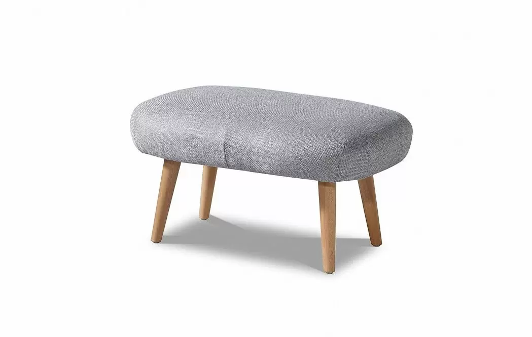 Кресло с банкеткой Joanna, белый/серый - фото 13