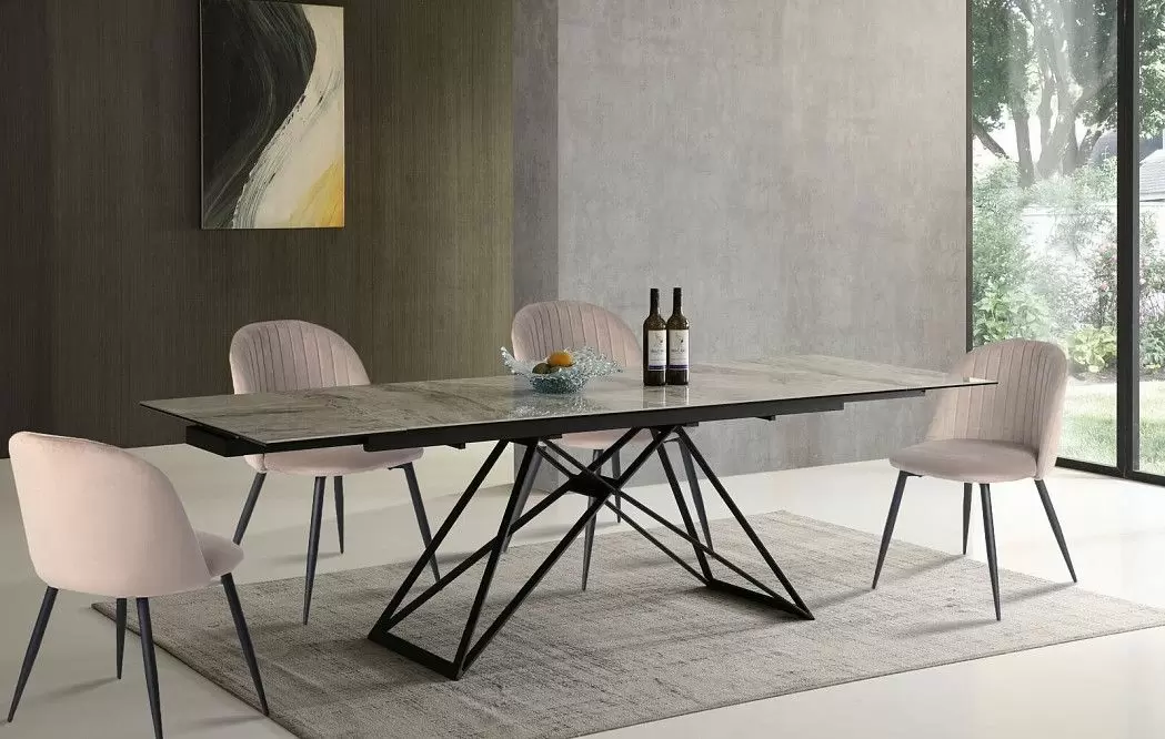 Стол раскладной Cross 180-260, светлая керамика - фото 2