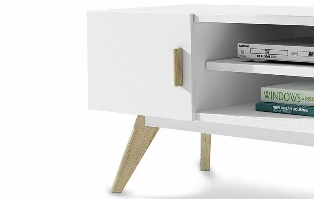 Тумба TV Tenerife, белый/дуб - фото 5