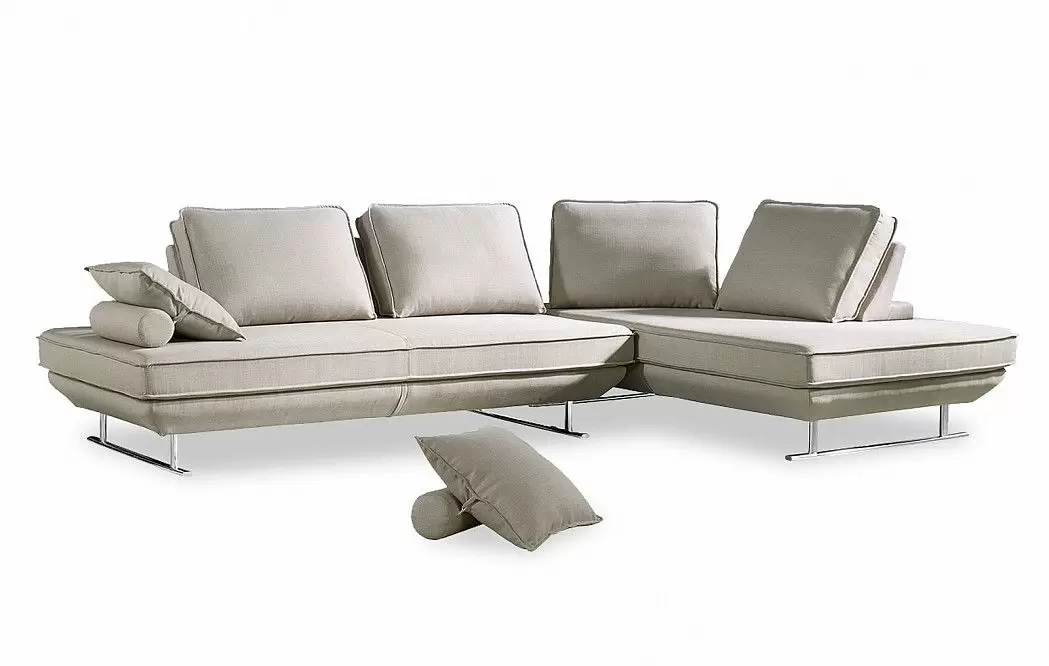 Диван-трансформер Bergamo угловой, бежевый - фото 7