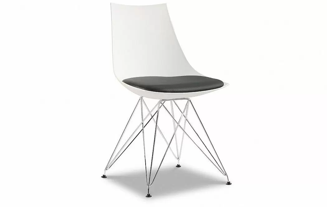 Стул Concept, белый/черный