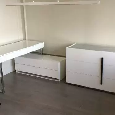 Стол письменный Dresden, белый/хром