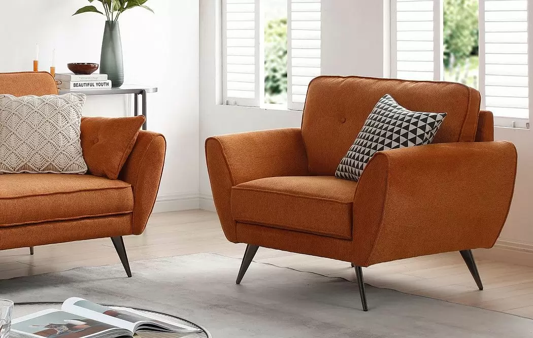 Кресло Edinburgh, терракотовый - фото 3