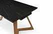 Стол раскладной Sorrento 180-240, черная керамика/ясень