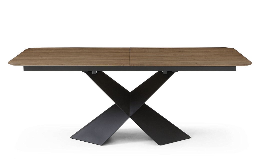 Стол раскладной Monaco 180-230, орех/черный - фото 5
