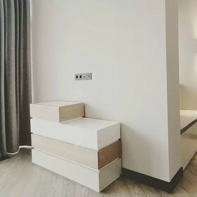 Комплект из кровати Print Inglete 180x200 и 2х тумб Top, дуб/белый - фото 28