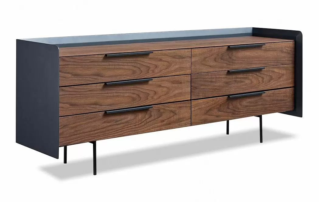 Комплект для спальни Bohemia, серый/орех - фото 15