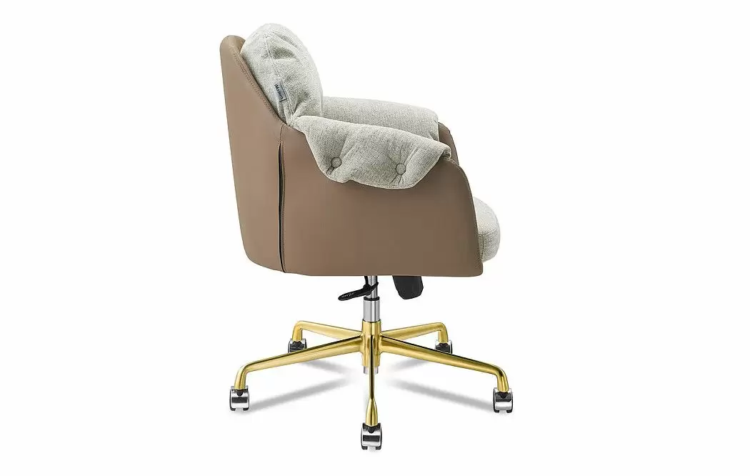 Кресло Joyce, бежевый/коричневый/золото - фото 10