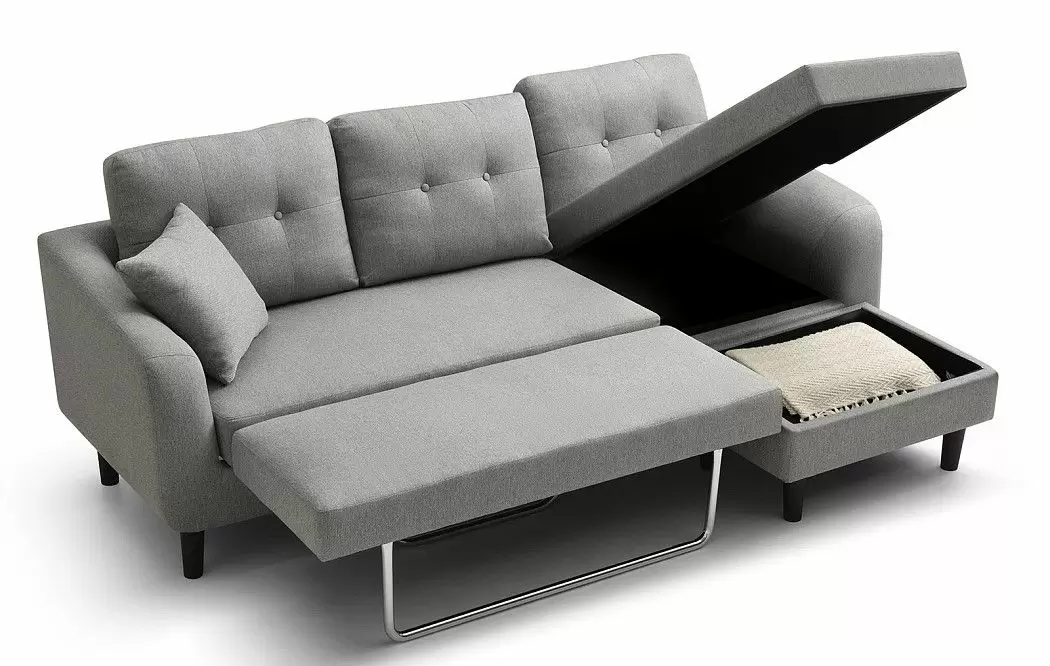 Диван-кровать North угловой (правый), серый - фото 14