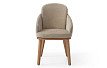 Стул Clarissa, бежевый/орех