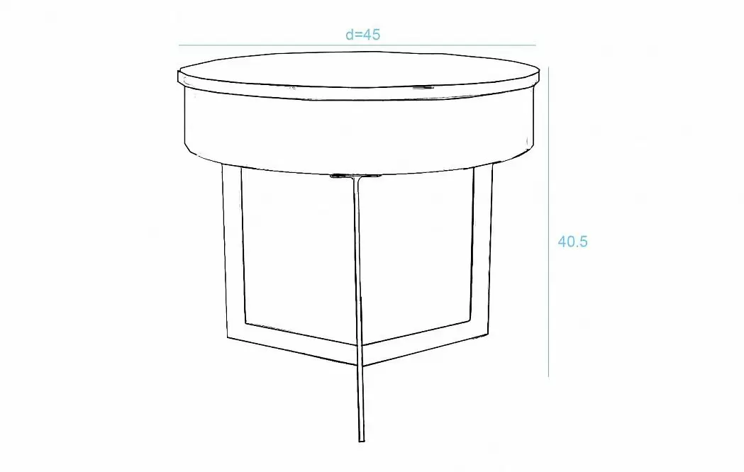 Консоль Emma, белый лак - фото 3