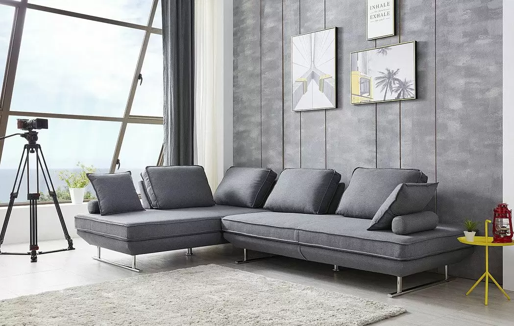 Диван-трансформер Bergamo угловой, серый