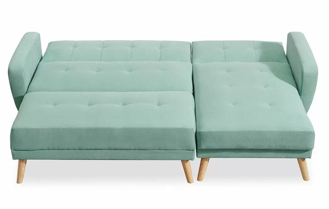 Диван-кровать Christy угловой (правый), бирюзовый - фото 7