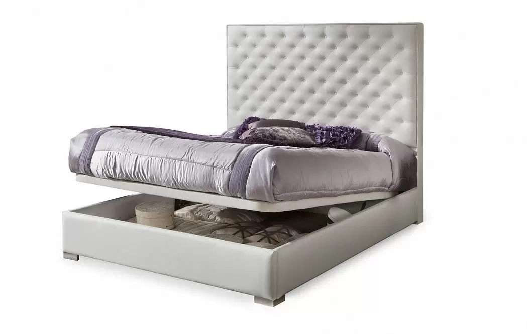 Кровать Floriana 160х200 (с подъемным механизмом), белый - фото 4