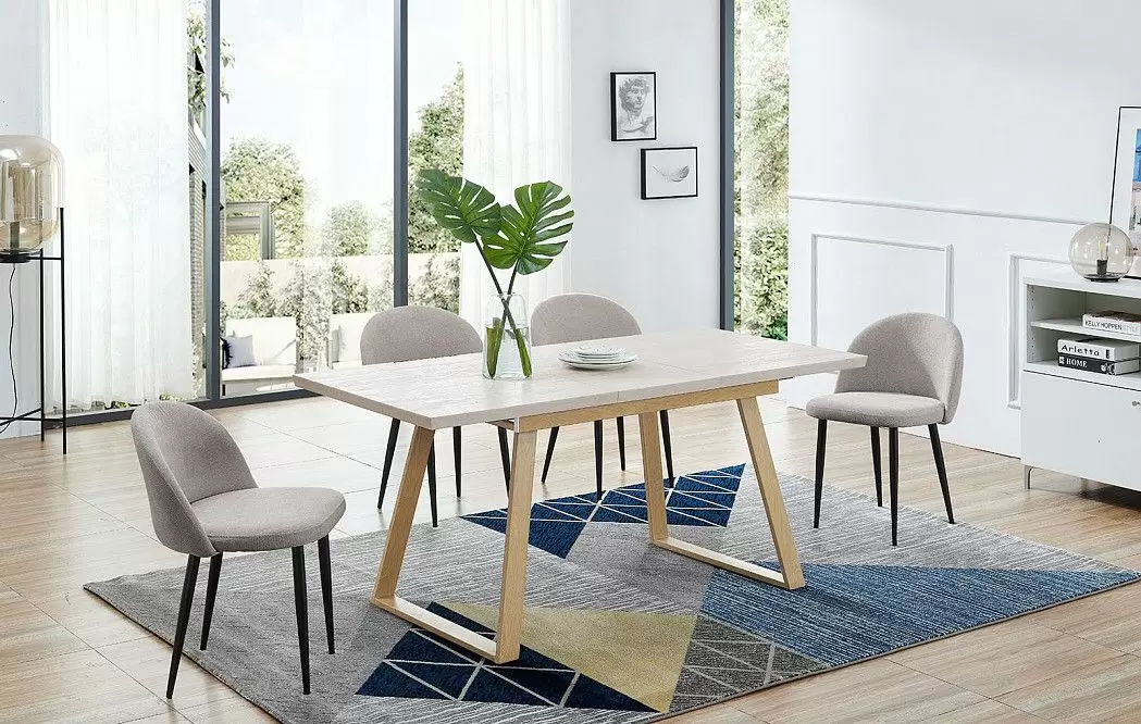 Стол раскладной Norfolk 130-170, светлый дуб/вяз - фото 18