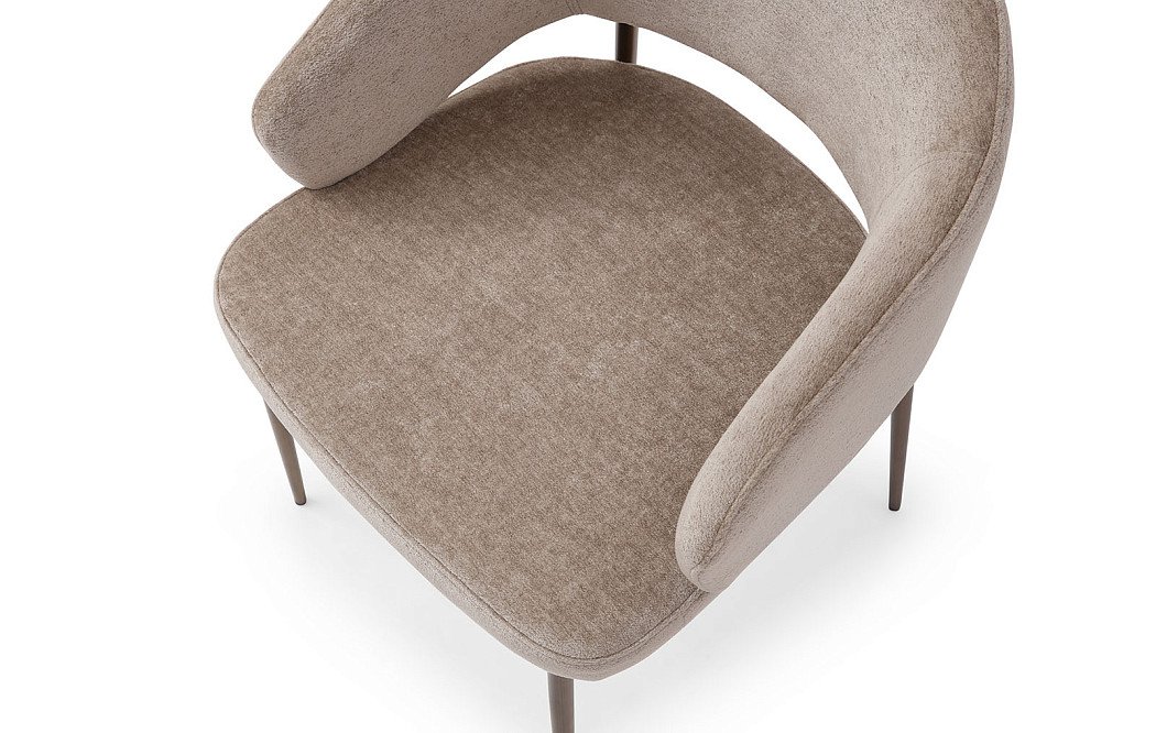 Стул Edgar, темно-бежевый/бронза - фото 10