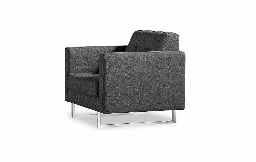 Комплект мягкой мебели Chicago, серый - фото 9