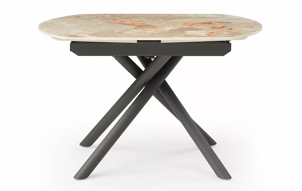 Стол раскладной Salerno 120-180, серая керамика - фото 4