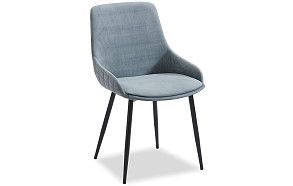 Стул Gerti, серо-голубой/черный