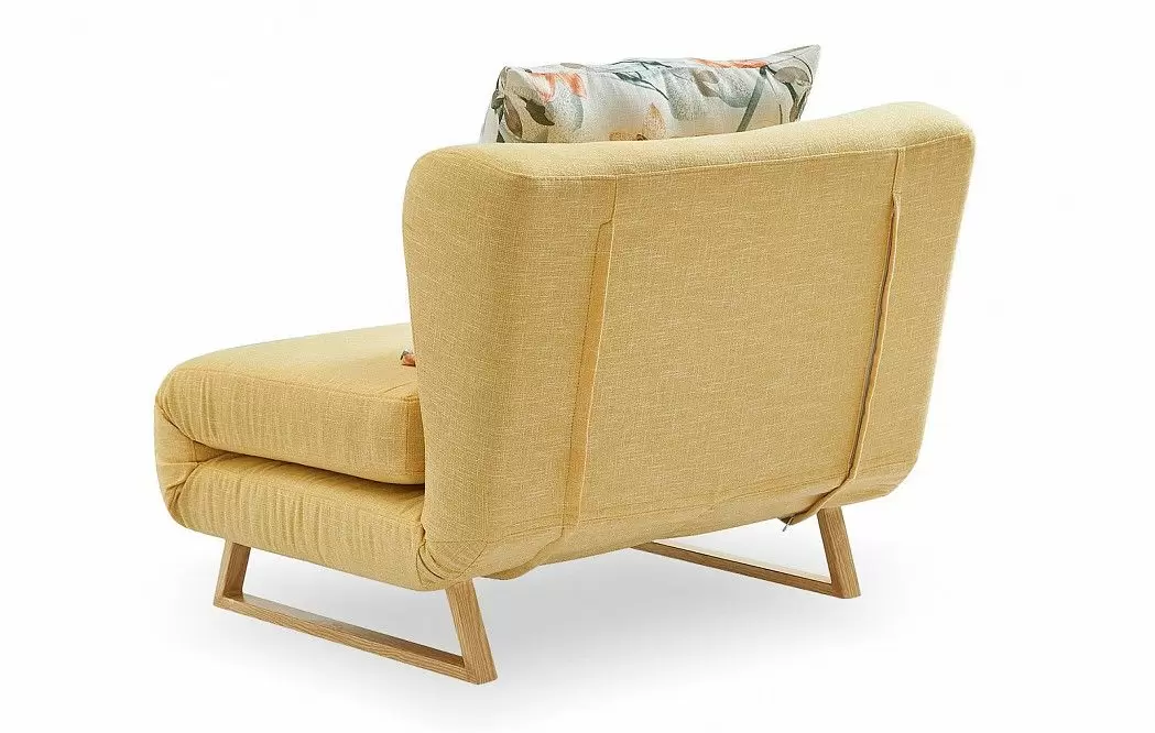 Кресло-кровать Rosy, желтый/цветочный принт - фото 11