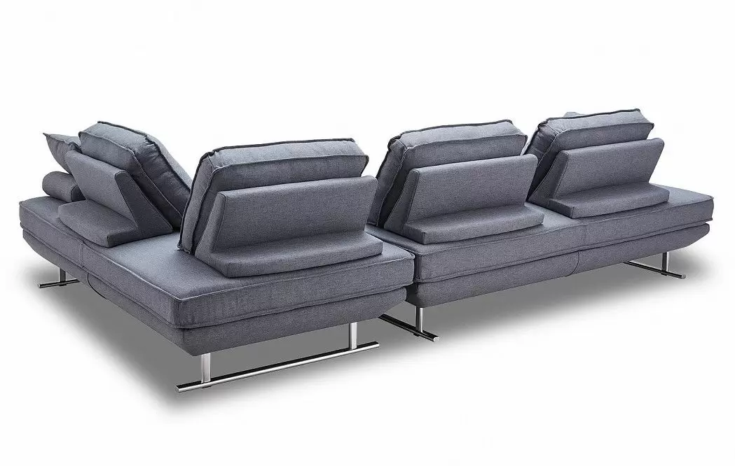 Диван-трансформер Bergamo угловой, серый - фото 8