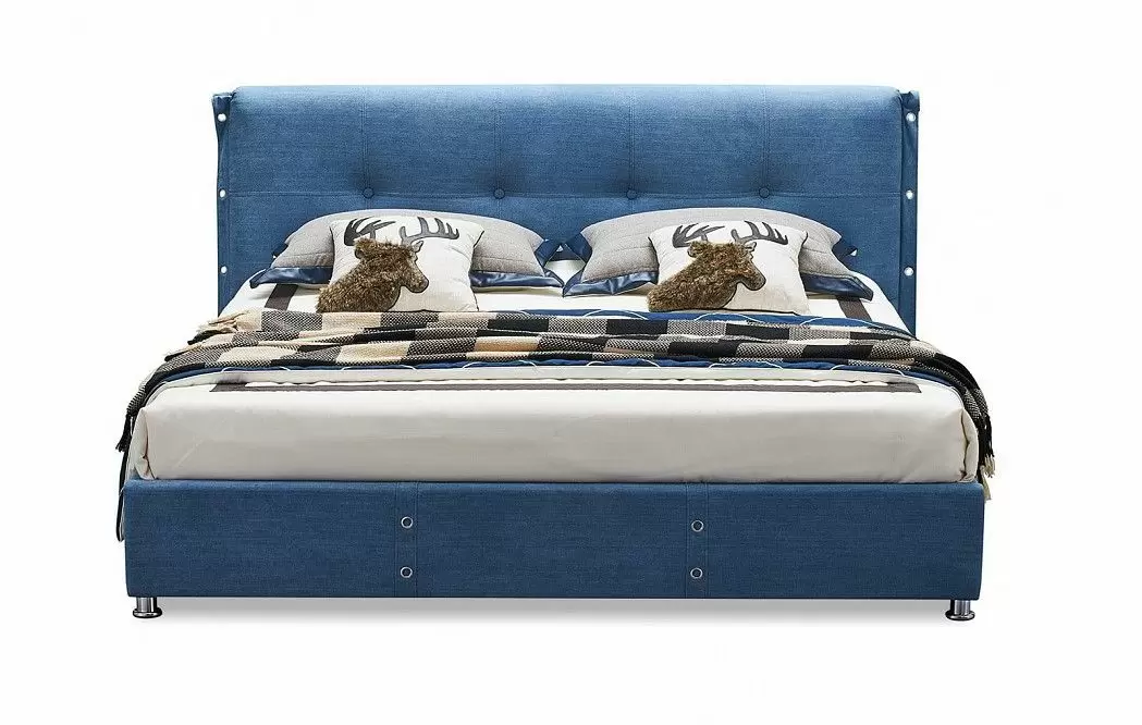 Кровать с подъемным механизмом Norden 180х200, синий - фото 8
