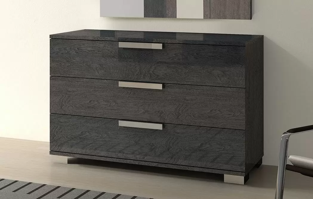 Комод Sarah (3 ящика), серый - фото 3